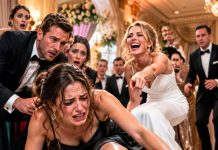 “It Was A Sick Prank!” My Sister Laughed As Guests Ran To Help Me Up. I Felt The Metal Bend—And She Knew About My Surgery. Everyone Heard Her Laughing. But Her Fiancé Heard Something Else. He Turned And Looked At My Sister…