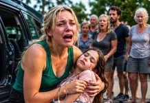 MY EX-HUSBAND’S SISTER RUINED MY 19-YEAR-OLD DAUGHTER’S $80,000 LIFE-SAVING MEDICAL DEVICE. MY EX-HUSBAND FILMED IT, LAUGHING. “MAYBE NOW SHE’LL LEARN NOT TO BE SO DEPENDENT ON HER MOMMY.” WHEN I GOT THERE, MY DAUGHTER WAS GASPING ON THE FLOOR. I’D SPENT 16 YEARS IN A UNIT THAT NEVER APPEARED ON ANY ROSTER. I CARRIED HER TO MY SUV. THEN HIS ENTIRE FAMILY SURROUNDED US. ELEVEN OF THEM. “YOU’RE NOT LEAVING RIGHT NOW.” I GENTLY PUT MY DAUGHTER IN THE PASSENGER SEAT. THEN I TURNED AROUND. AND THEY TURNED PALE WHEN THEY SAW WHAT WAS IN MY HAND…